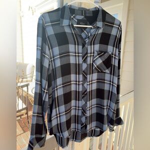 Rails Hunter Rayon Plaid Shirt